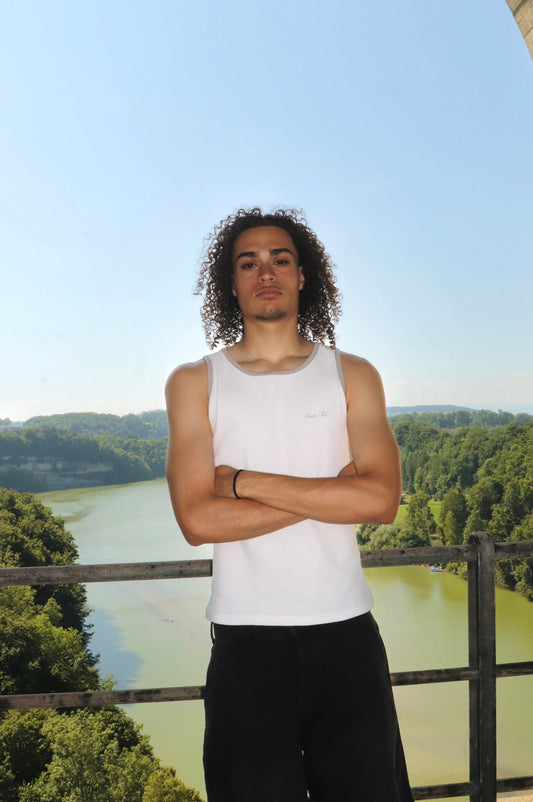 White Tanktop Menswear